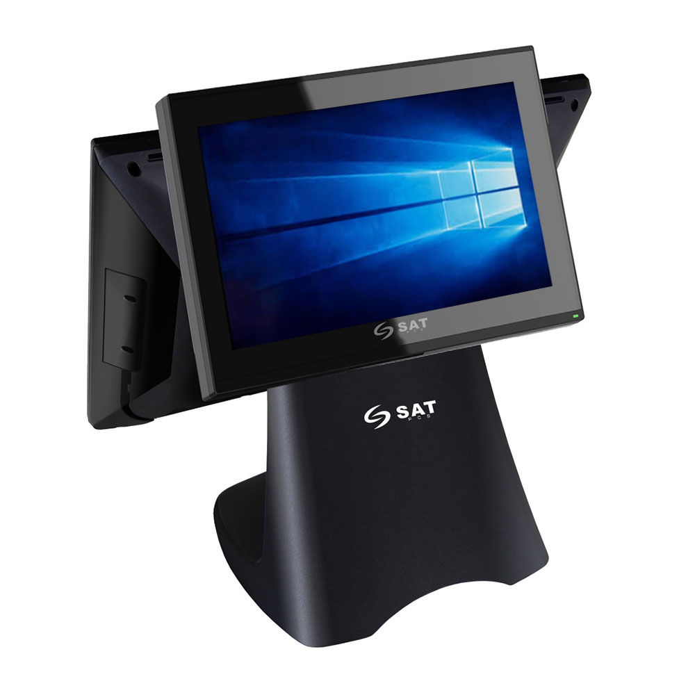 EQUIPO POS TÁCTIL  AIO SAT CI150 J1900 Disco 128GB SSD RAM 4GB