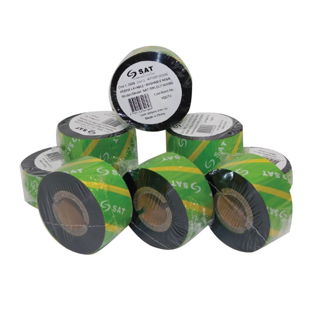RIBBON SAT RESINA LAVABLE 40Mmx300M Out Tt